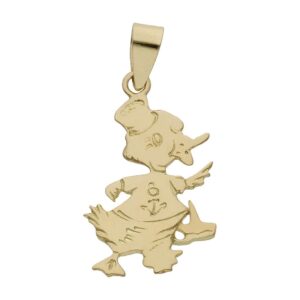 Colgante oro 18kl pato