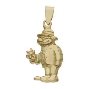 Colgante oro 18kl payaso