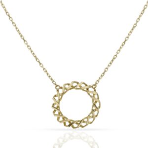 Gargantilla oro 18kl circulo - 15mm
