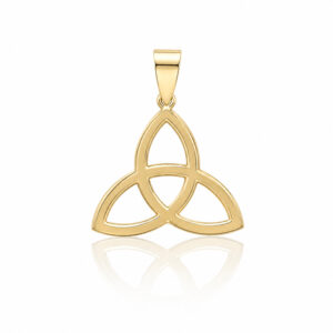 Colgante oro 18kl triqueta