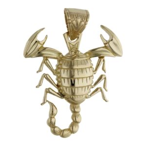 Colgante oro 18kl escorpion - 47x52mm