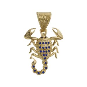 Colgante oro 18kl escorpion - 32x38mm