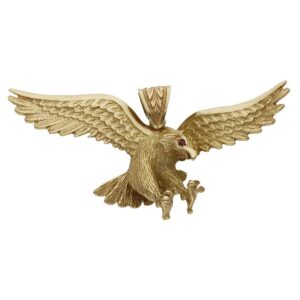 Colgante oro 18kl aguila - 61x28mm
