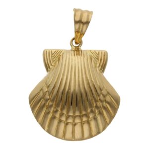 Colgante oro 18kl concha grande