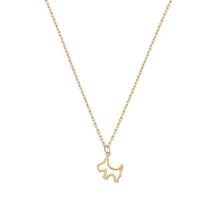 Gargantilla oro 18kl perro