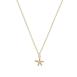 Gargantilla oro 18kl estrella de mar