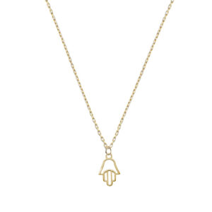 Gargantilla oro 18kl mano de fatima