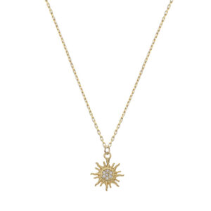 Gargantilla oro 18kl sol