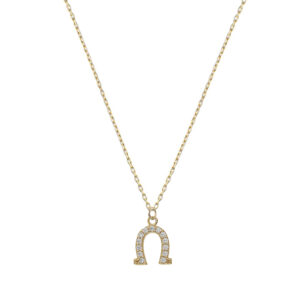 Gargantilla oro 18kl herradura