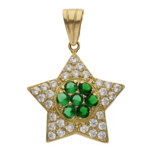 Colgante oro 18kl estrella