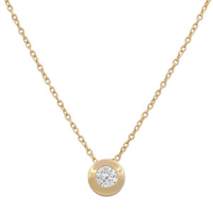 Gargantilla oro 18kl chaton - 7mm