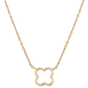 Gargantilla oro 18kl trebol