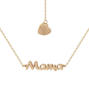 Colgante nombre oro 18kl + corazon