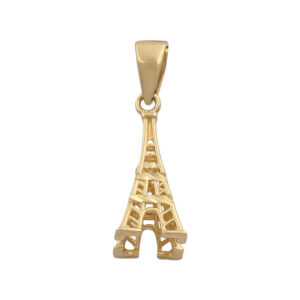 Colgante oro 18kl torre eiffel