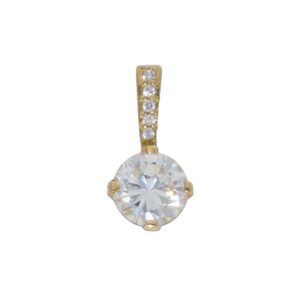 Colgante oro 18kl circonitas