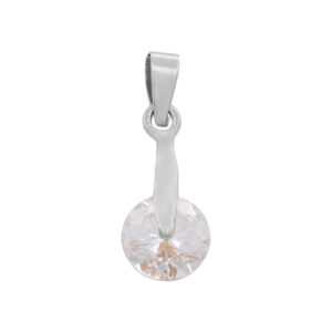 Colgante oro 18kl piedra circonita