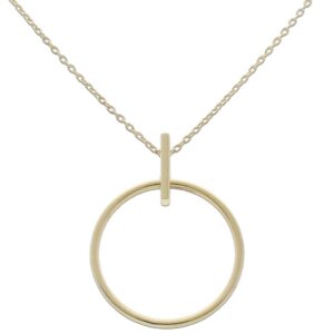 Gargantilla oro 18kl circulo