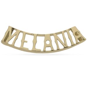 Colgante oro 18kl nombre liso
