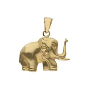 Colgante oro 18kl elefante