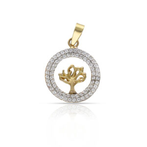 Colgante oro 18kl arbol de la vida