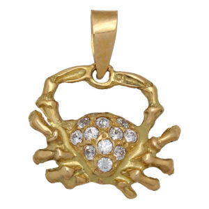 Colgante oro 18kl horoscopo cancer