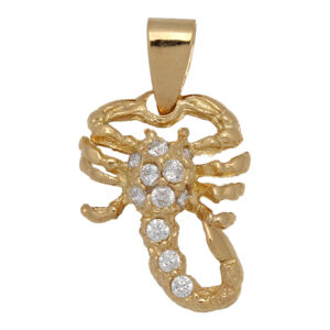 Colgante oro 18kl horoscopo escorpio