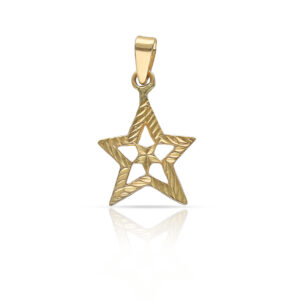 Colgante oro 18kl estrella