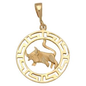 Colgante oro 18kl horoscopo tauro
