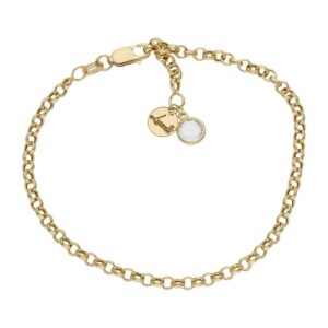 Pulsera mi historia oro 18kl 3mm - circonita