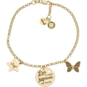Pulsera mi historia oro 18kl hermana