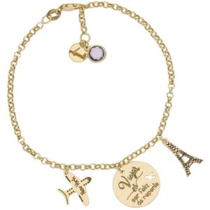Pulsera mi historia oro 18kl mi mundo