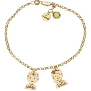 Pulsera mi historia oro 18kl niños