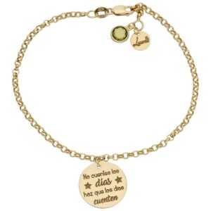Pulsera mi historia oro 18kl vive