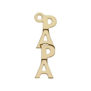 Mi historia - abalorio oro 18kl papa