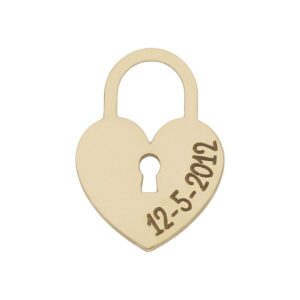 Mi historia - abalorio oro 18kl candado