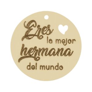 Mi historia - abalorio oro 18kl hermana