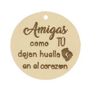 Mi historia - abalorio oro 18kl amigas