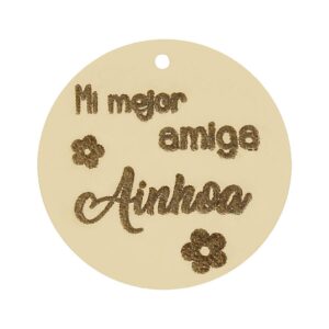 Mi historia - abalorio oro 18kl amiga