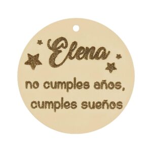 Mi historia - abalorio oro 18kl cumple
