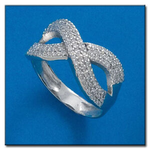 Sortijas oro blanco 18kl diamantes