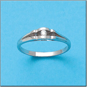 Sortija diamante oro blanco 18kl