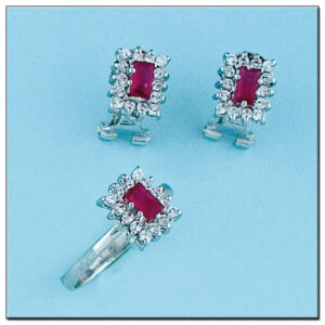 Sortija oro blanco 18kl diamantes
