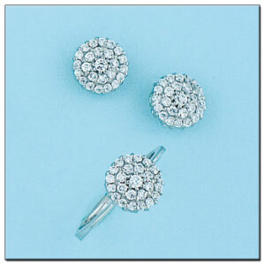 Sortija oro blanco 18kl diamantes
