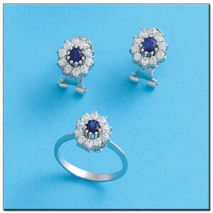 Sortija oro blanco 18kl diamantes