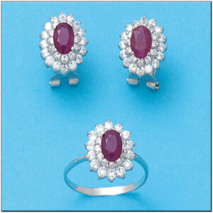 Sortija oro blanco 18kl diamantes