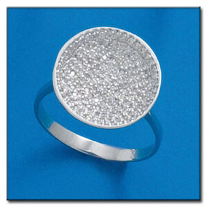 Sortija oro blanco 18kl diamantes