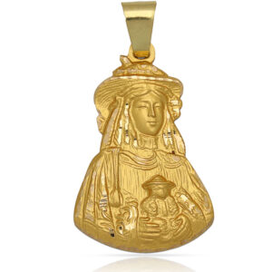 Medalla oro 18kl v. rocio de pastora