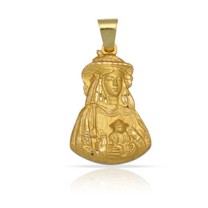 Medalla oro 18kl v. rocio de pastora