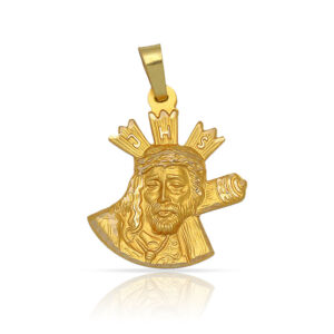 Medalla oro 18kl gran poder - 20x26 mm