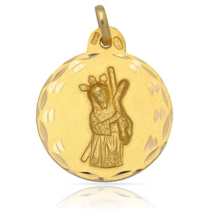 Medalla oro 18kl gran poder - 19mm